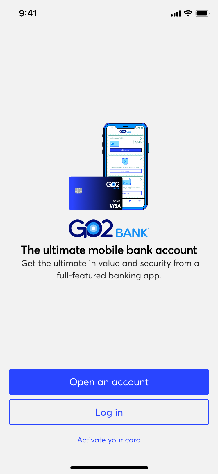 GO2bank Mobile App Human Friendly Design